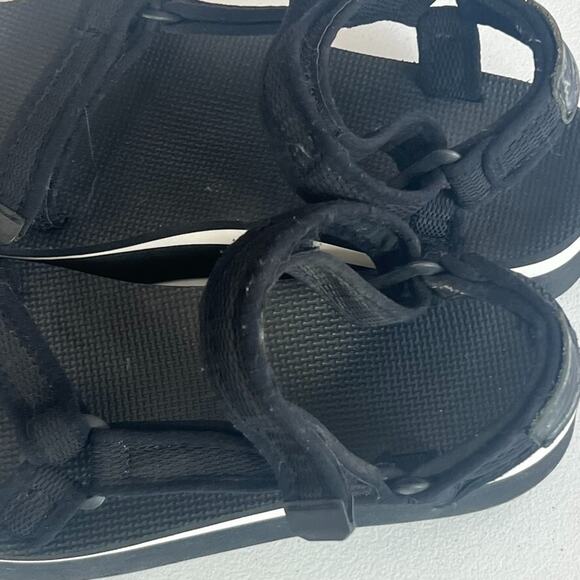 Teva Sandals Womens 10 Flatform Universal Black Strappy Hiking Outdoor Water H&L - Picture 6 of 14